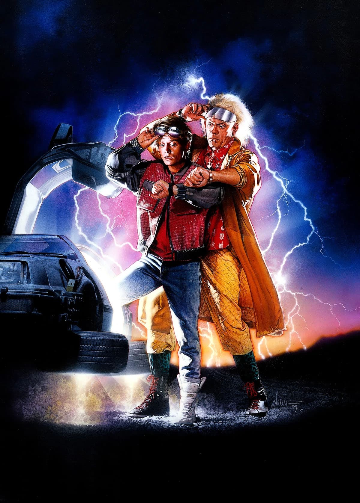 Back to the Future movie poster
