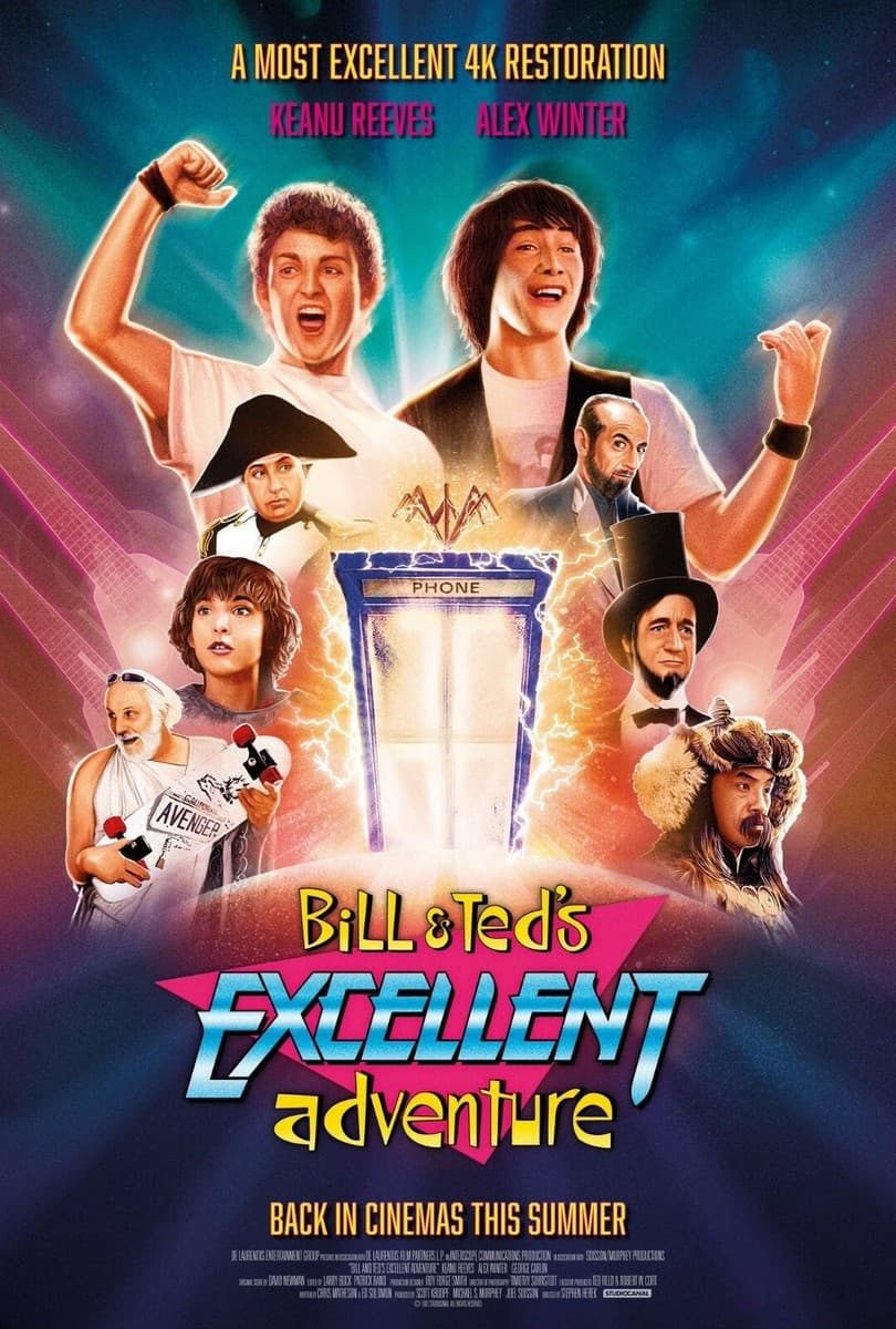 Bill & Ted's Excellent Adventure movie poster