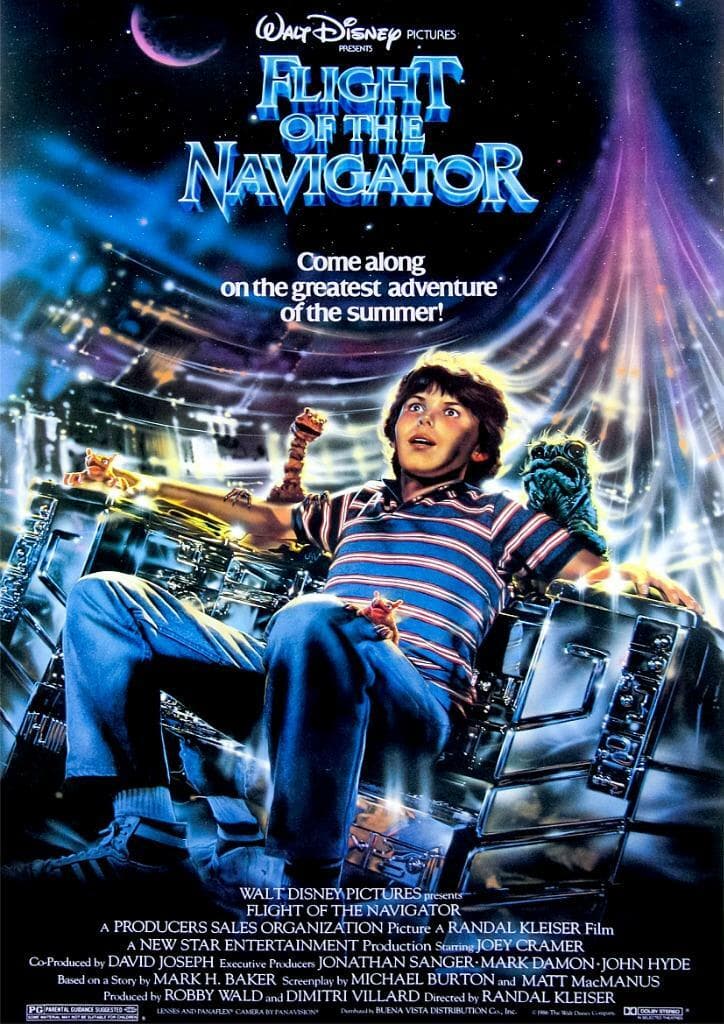 Flight of the Navigator movie poster