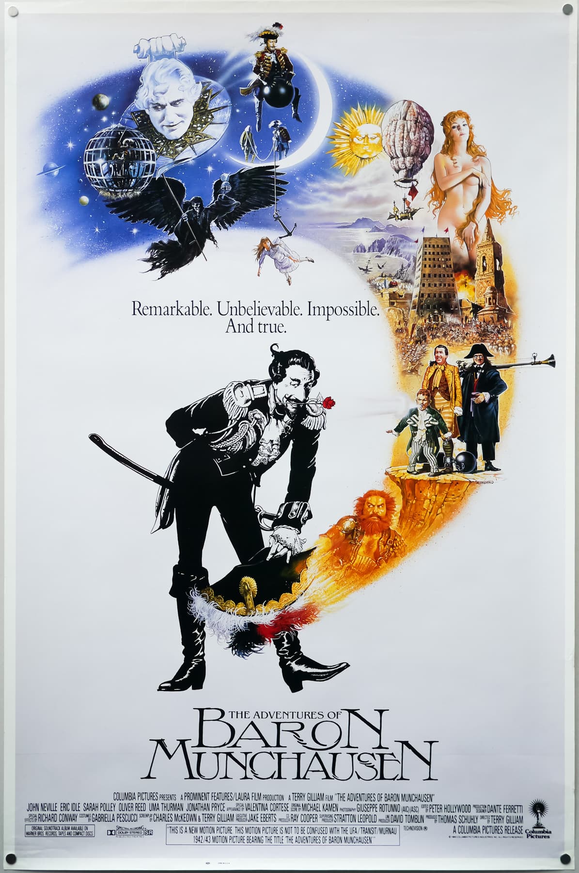 The Adventures of Baron Munchausen movie poster