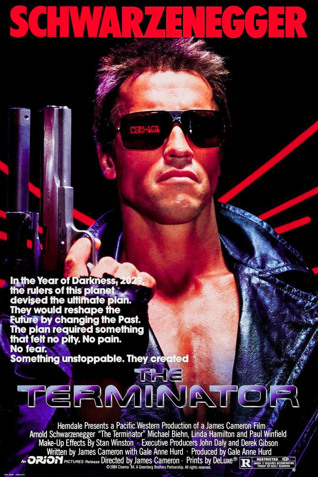 The Terminator movie poster
