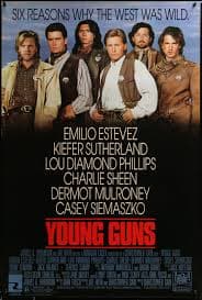 Young Guns movie poster